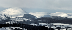 Long Mynd in snow, 2023