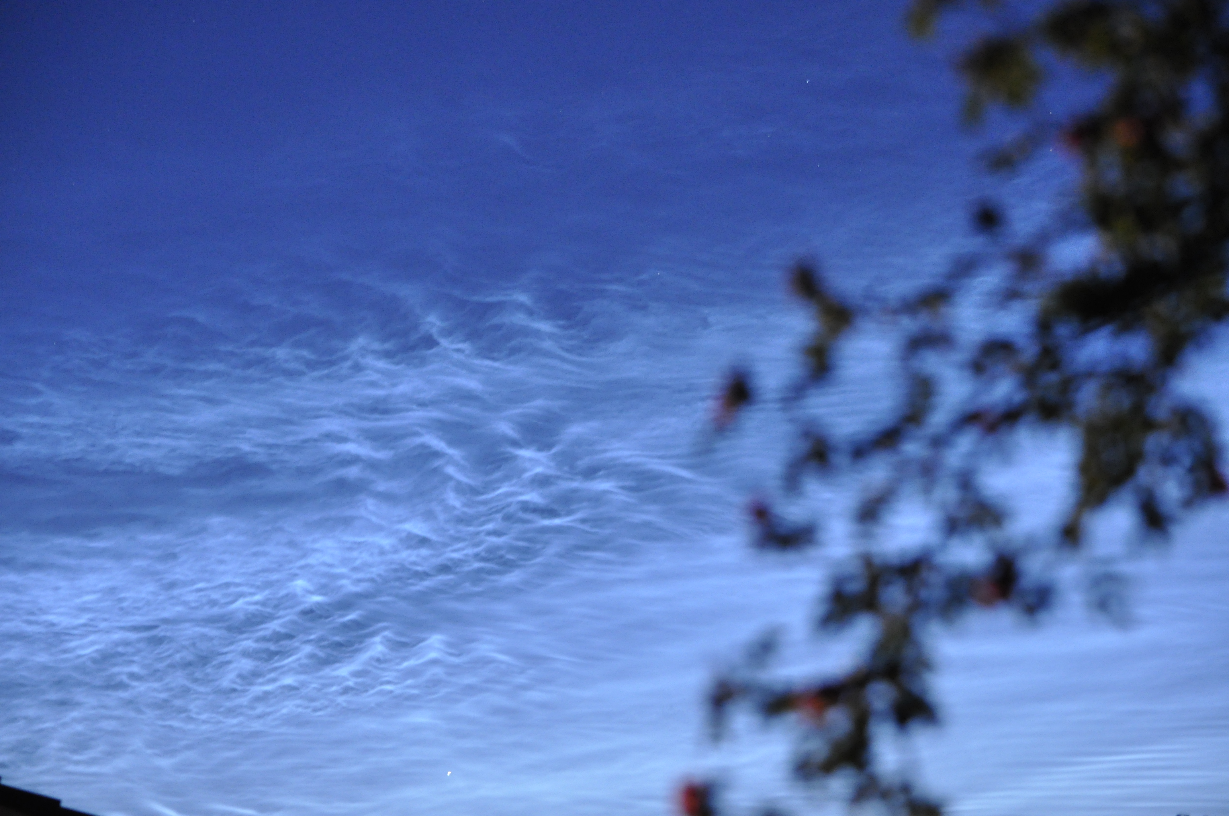 Noctilucent Clouds visible from Telford 2019